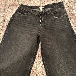 H&M Dark Gray Flare Jeans